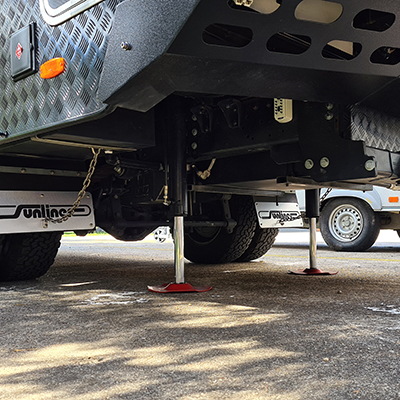 redfoot levelling system on iveco