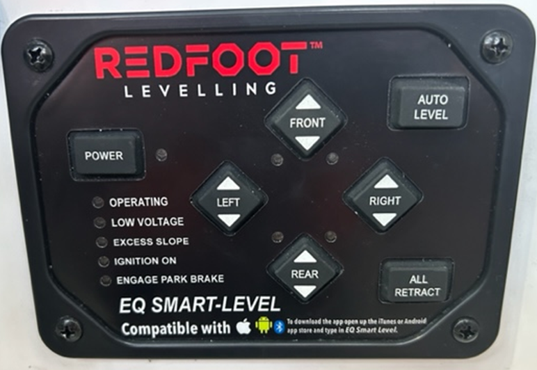 Redfoot Levelling - Redfoot Levelling Fiat ‘EQ Smart Level’ System smart-level control panel.