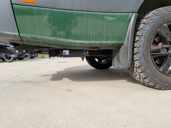 Redfoot jack retracted on a mercedes benz sprinter van